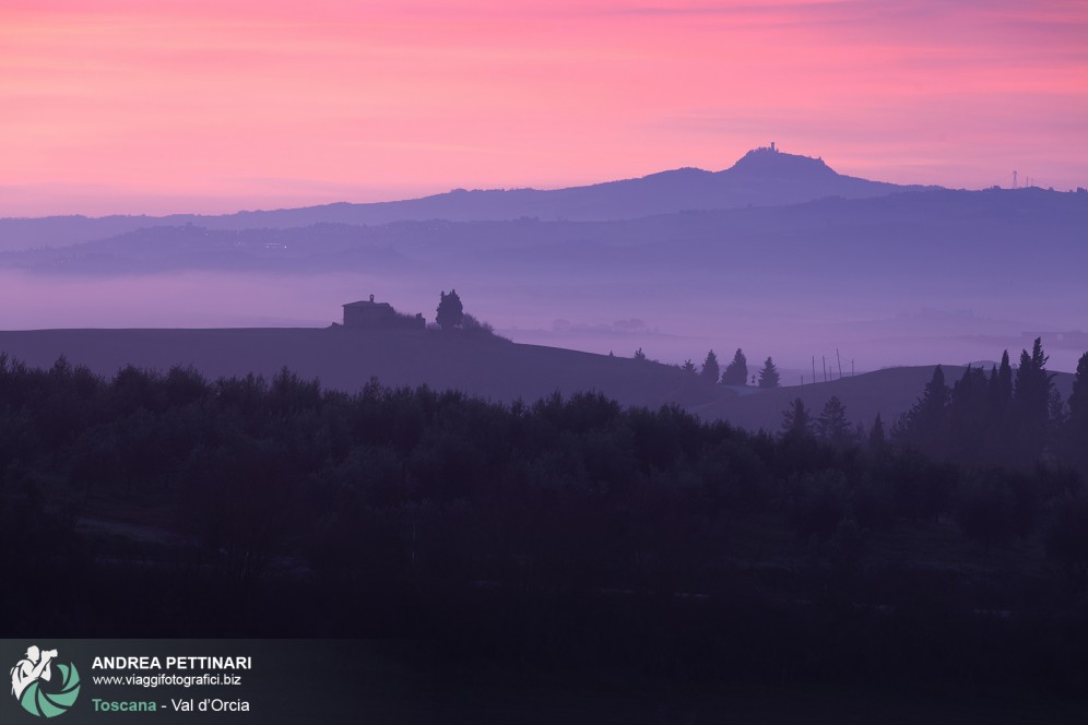 Radicofani all'alba