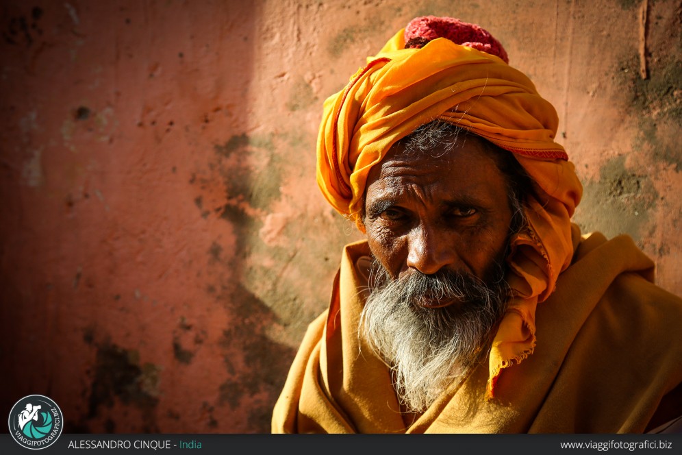 New Delhi, ritratto di un sadu.