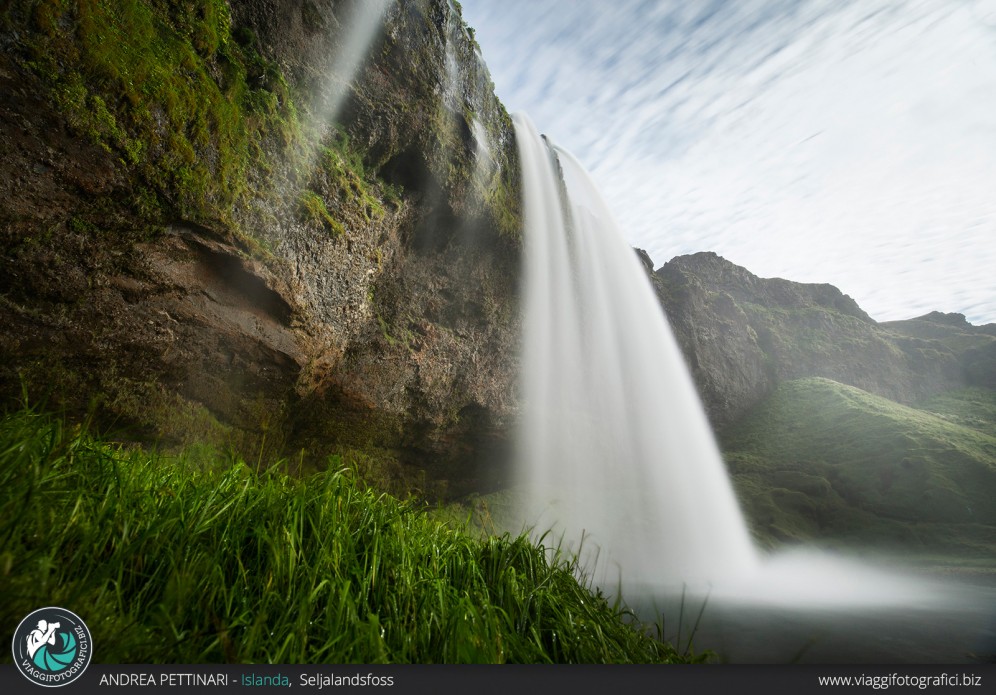 Seljalandsfoss ed erba