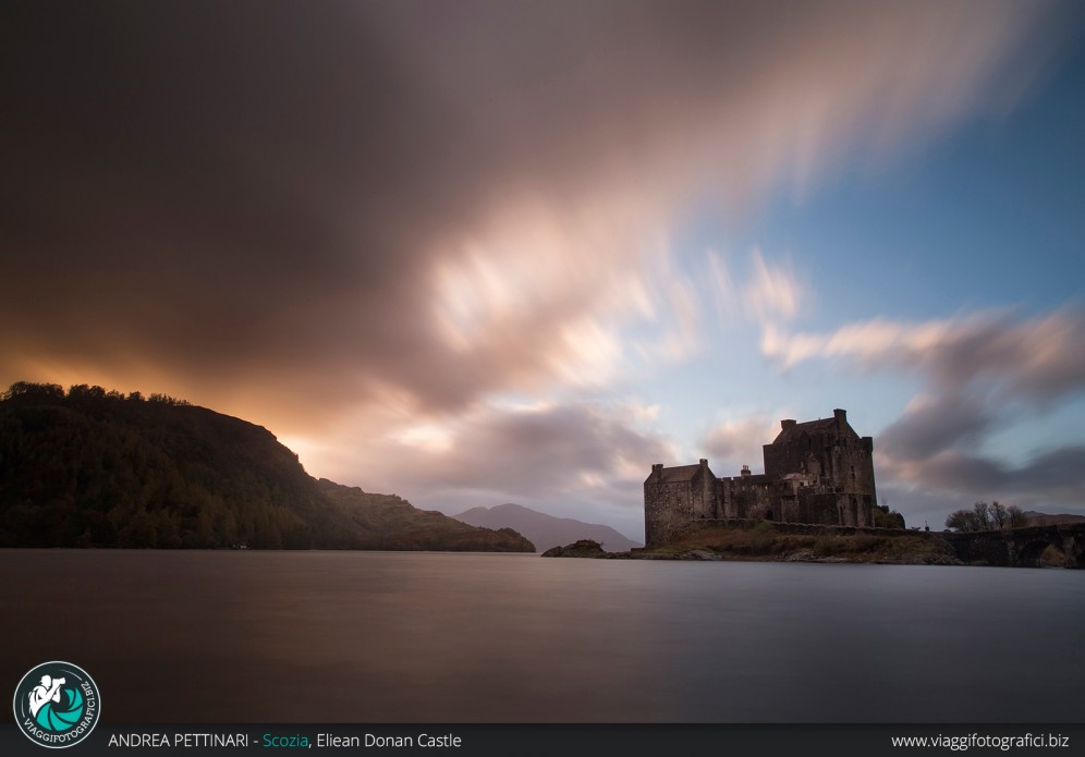 Tramonto a Eilean Donan Castle