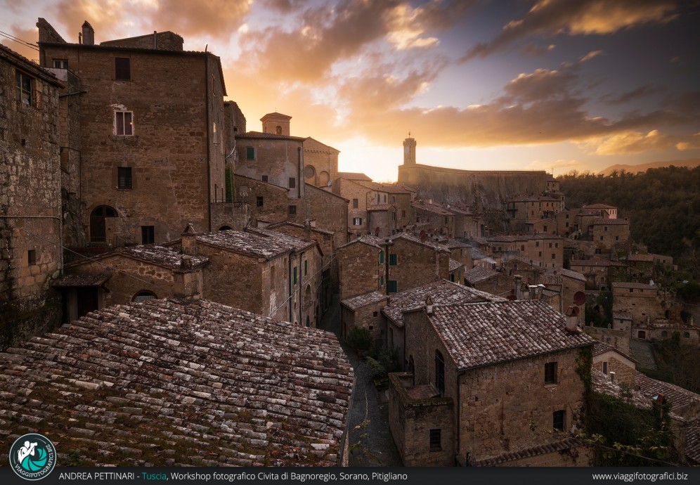 Tramonto a Sorano