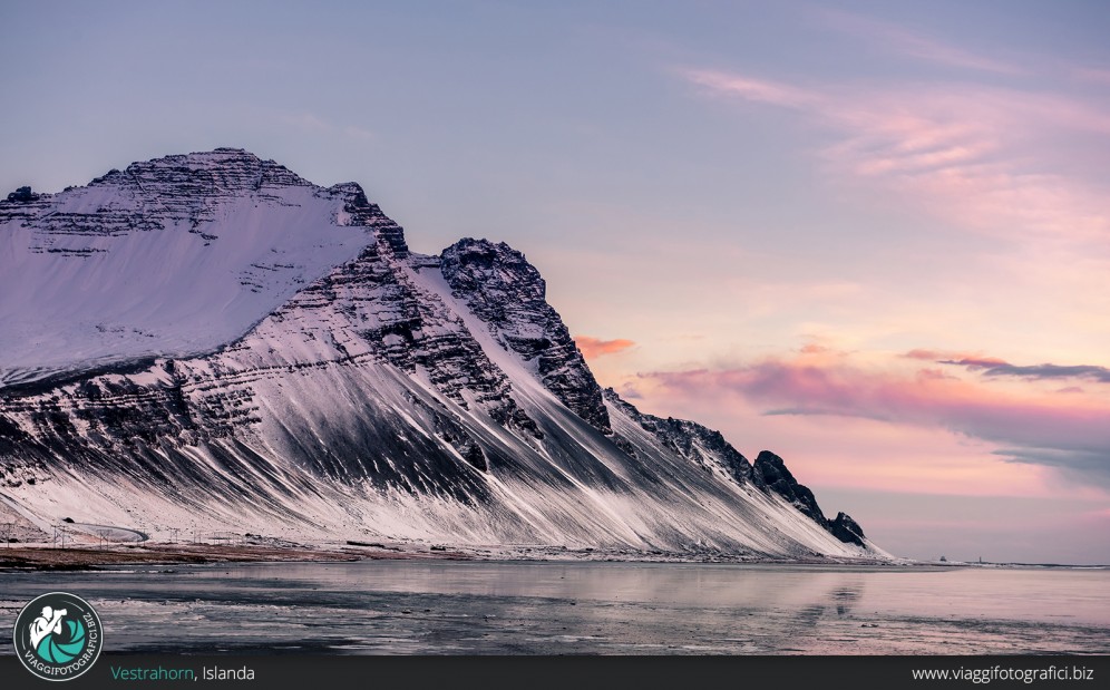 Vestrahorn al tramonto.