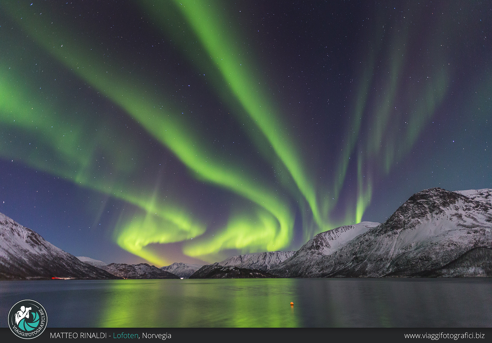 fotografare aurora boreale con la luna