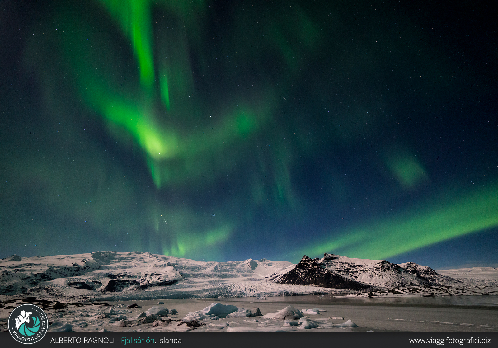 fotografare aurora boreale con la luna