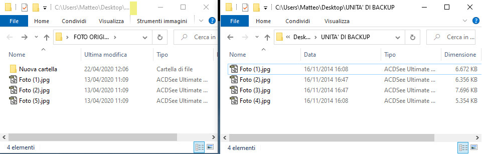 copia differenziale con free file sync