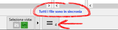 tutti i file sono in sincronia