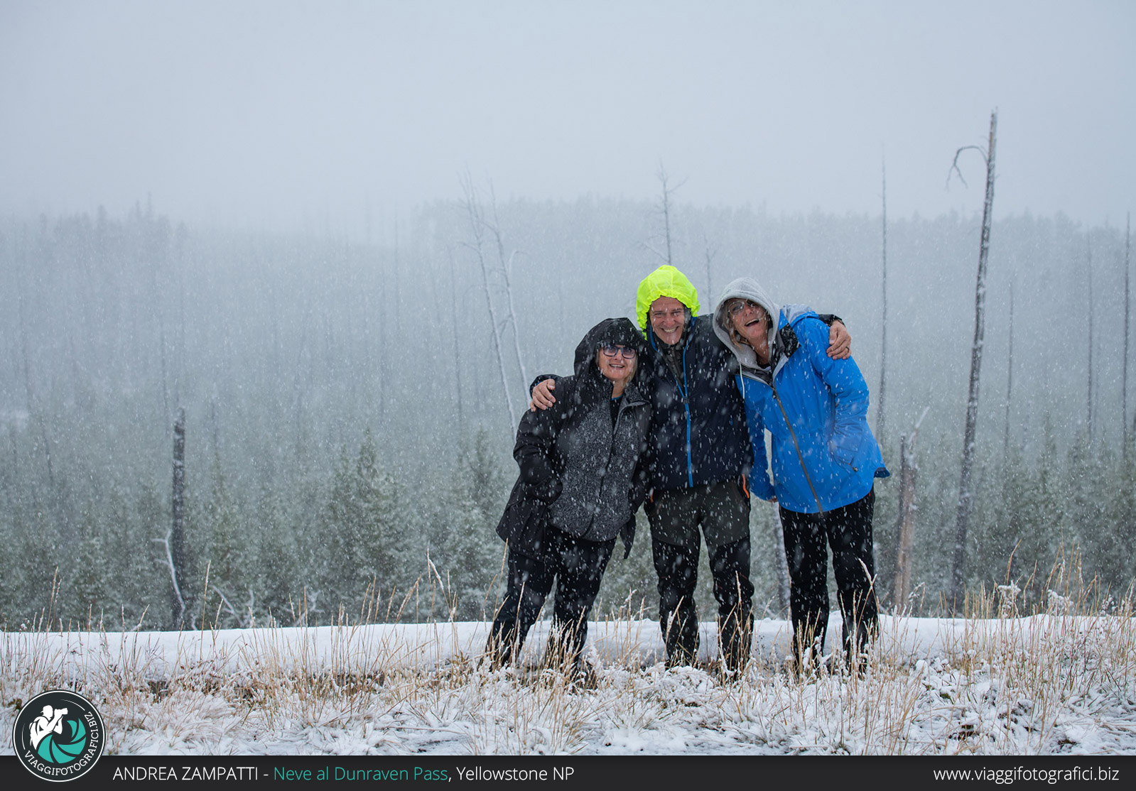 Immagini di backstage dal nostro viaggio fotografico a Yellowstone